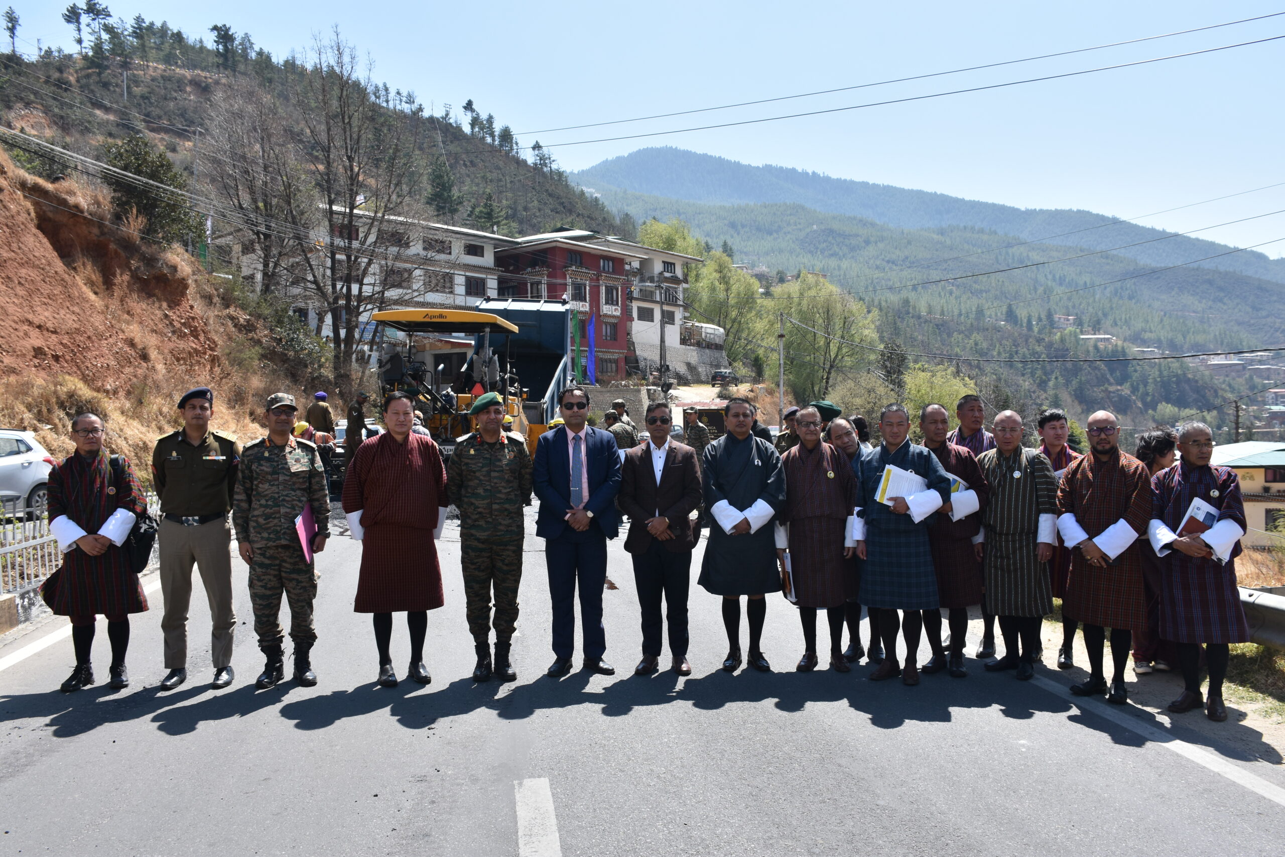 Laying Bituminous road