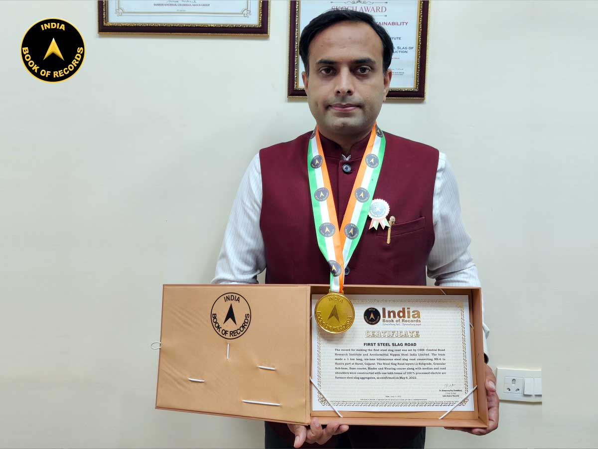 First Steel Slag Road